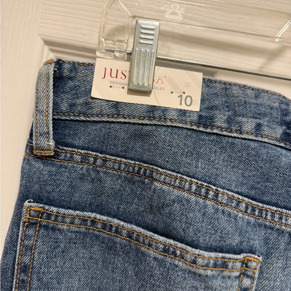 JUST USA Medium Denim Distressed Jeans for Women - Picture 7 of 10